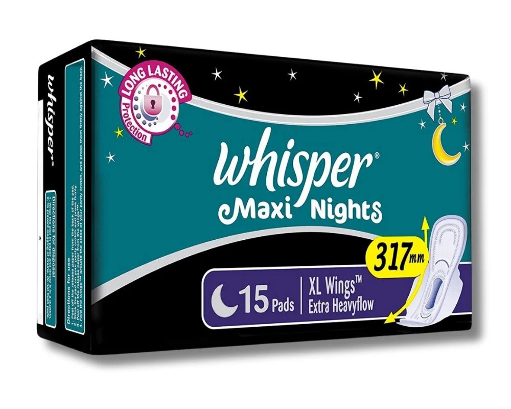 WHISPER MAXI NIGHT 15 P
