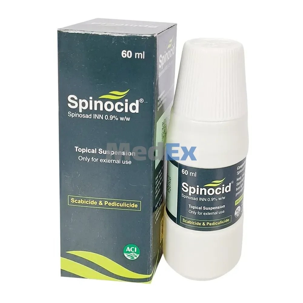SPINOCID TOPICAL SOLUTION 0.9% 60ML