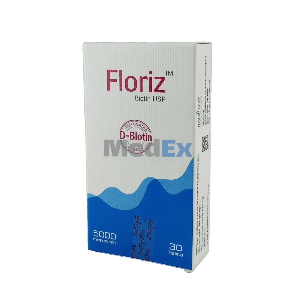 FLORIZ 5000MCG TABLET