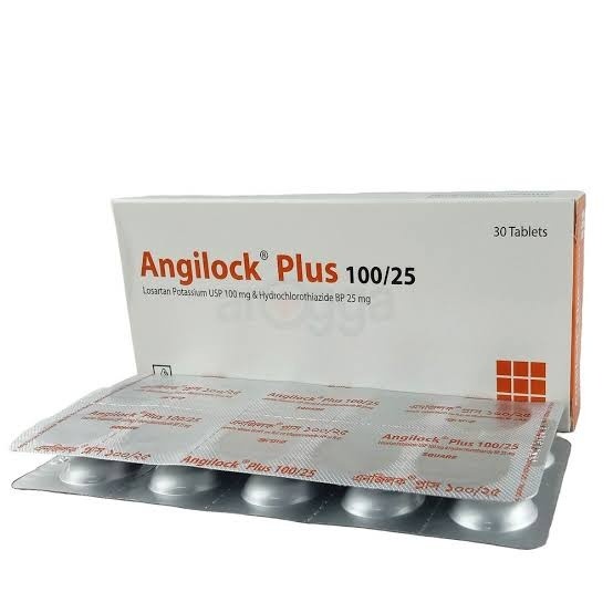 ANGILOCK PLUS 100MG+25MG TABLET