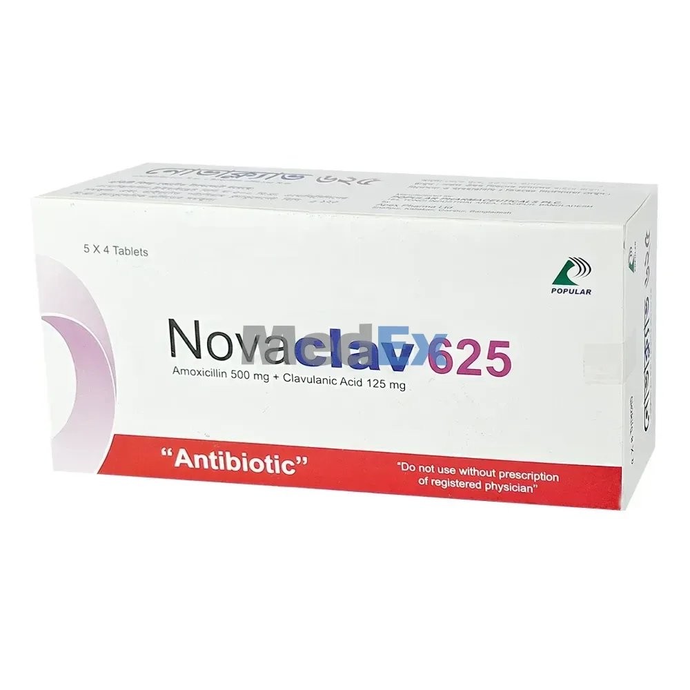 NOVACLAV 625 MG( 500 MG+125 MG)