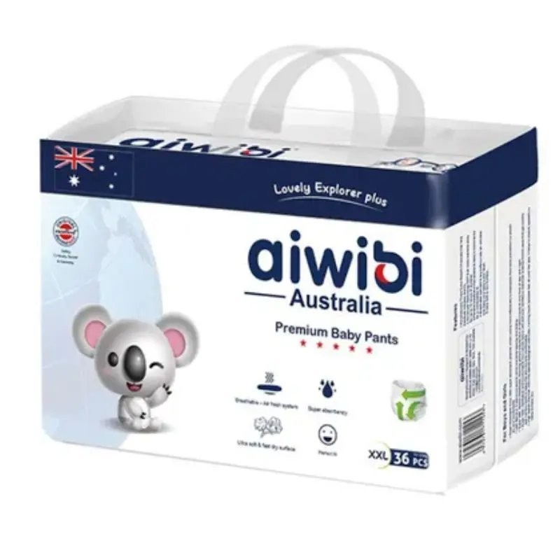 AIWIBI PANT BABY DIAPER XXL 36 PCS 16-21KG+ AUSTRALIA