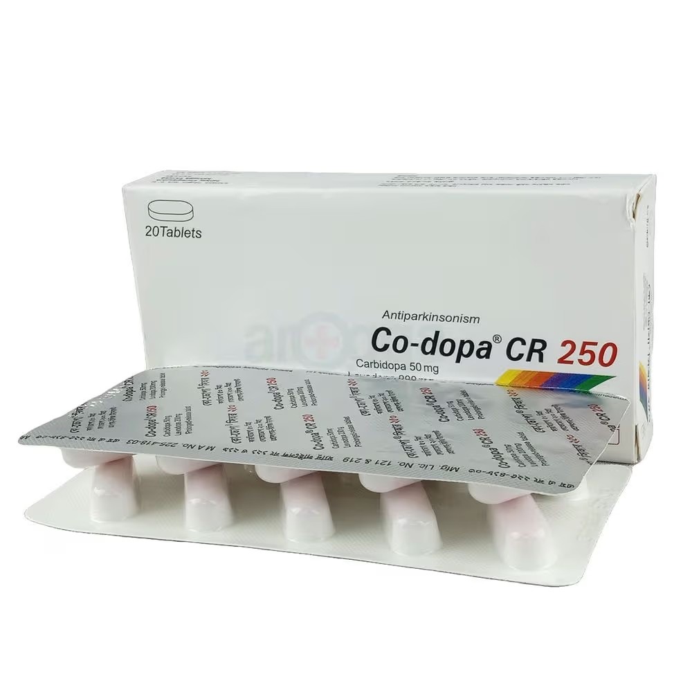 CO-DOPA CR 50MG+200MG TABLET